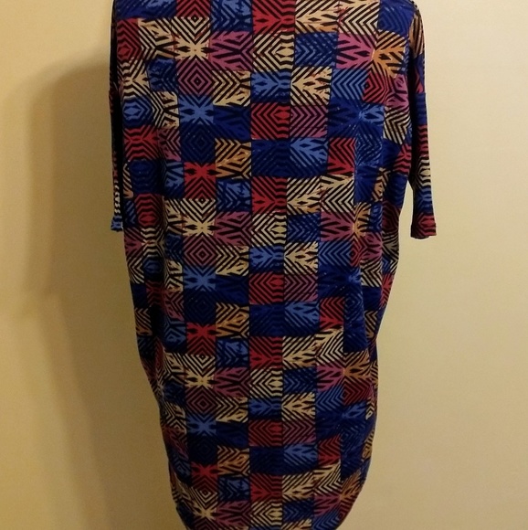 Lularoe tribal print irma hi low top sz XXS NWT *G - Picture 5 of 5
